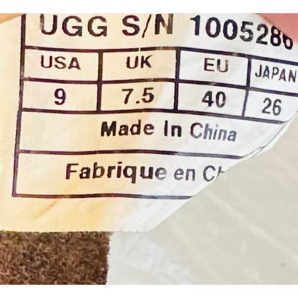 Ugg Boots Womens 9 Brown Leather Wedge Booties Casual Comfort Ankle Shoes - Picture 11 of 12